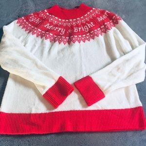 Ugly Sweater ( Christmas Sweater) Red and White. Worn once